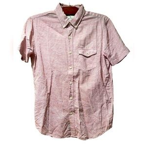 AE men’s short sleeve dress shirt medium